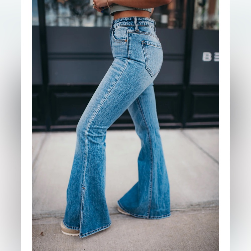 Cello bell button jeans